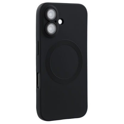 For iPhone 16 Plus Case Compatible with MagSafe Liquid Silicone Phone Cover with Tempered Glass Lens Protecto