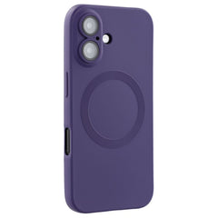 For iPhone 16 Plus Case Compatible with MagSafe Liquid Silicone Phone Cover with Tempered Glass Lens Protecto - TechGearPal