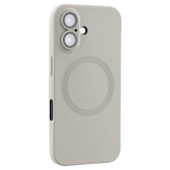 For iPhone 16 Plus Case Compatible with MagSafe Liquid Silicone Phone Cover with Tempered Glass Lens Protecto - TechGearPal