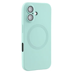 For iPhone 16 Plus Case Compatible with MagSafe Liquid Silicone Phone Cover with Tempered Glass Lens Protecto - TechGearPal