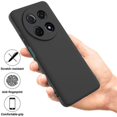 For Huawei nova 13i 4G Liquid Silicone Case Phone Back Cover with Hand Strap