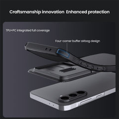 NILLKIN Camshield Pro Series for Samsung Galaxy A56 5G Case PC + TPU Slide Camera Lid Phone Cover