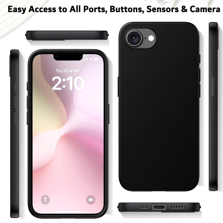 For iPhone 16e Case Anti-Drop Soft TPU Matte Phone Cover - TechGearPal