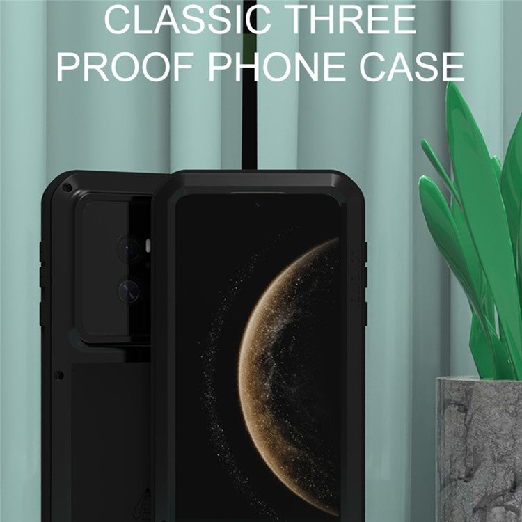 LOVE MEI For Huawei Mate 70 Case Tempered Glass Screen Protector Metal + Silicone Phone Cove - TechGearPal