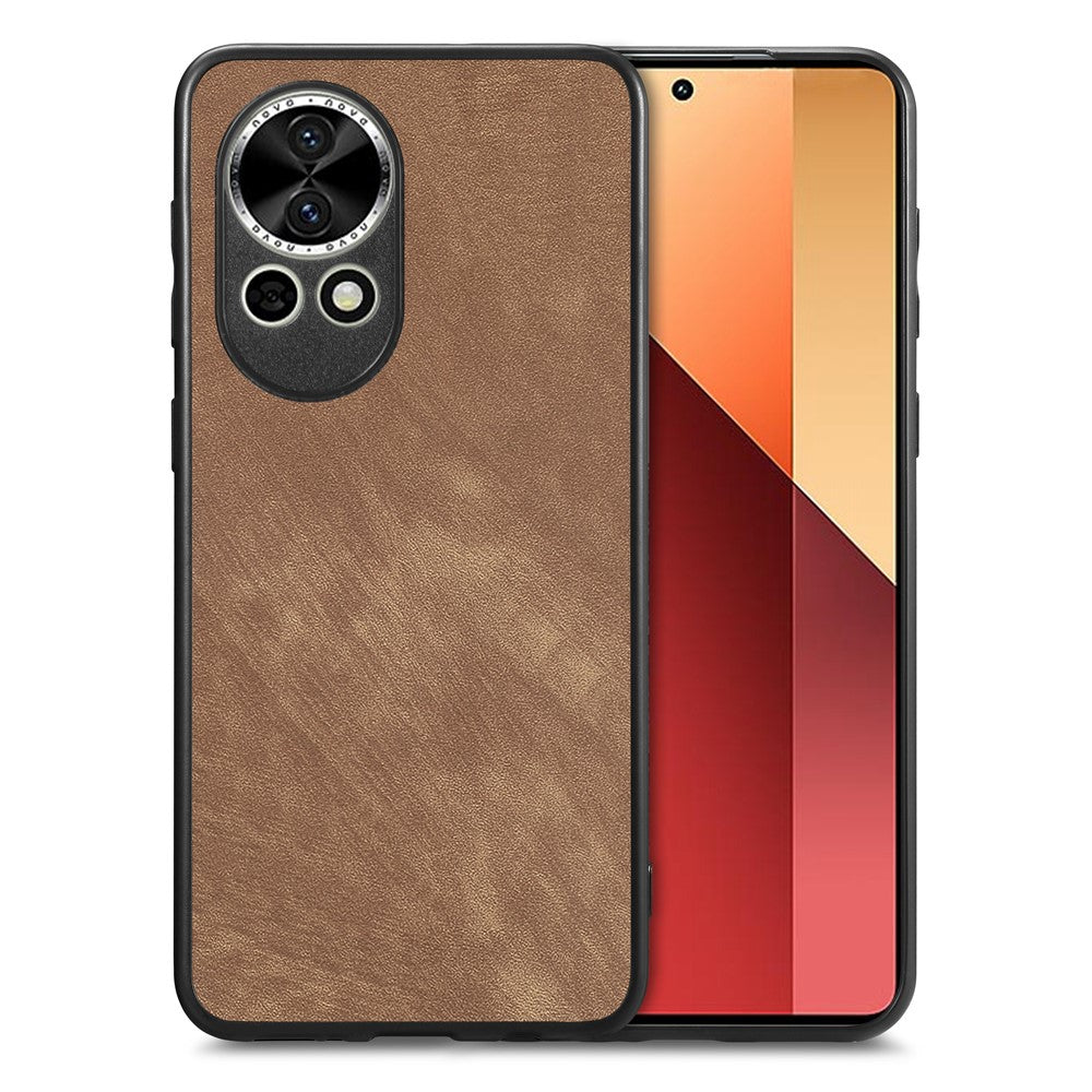 For Huawei nova 13 5G Case Shockproof Slim Retro Leather Phone Back Cover