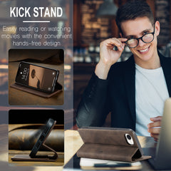 For iPhone 16e Wallet Case CASEME 013 Series PU Leather Phone Cover Stand - TechGearPal