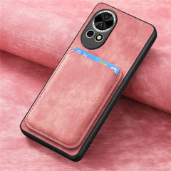 For Huawei nova 13 5G Case Compatible with MagSafe Leather Back Cover with Detachable Card Holder