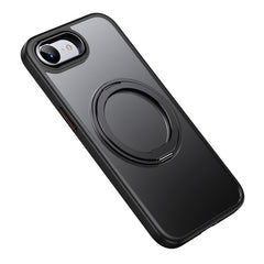 For iPhone 16e Case Rotating Kickstand PC + TPU Skin-Feel Phone Cove - TechGearPal