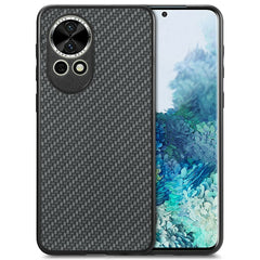 For Huawei nova 13 5G Case Carbon Fiber Texture PU Leather + PC + TPU Phone Cover