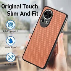 For Huawei nova 13 5G Case Carbon Fiber Texture PU Leather + PC + TPU Phone Cover