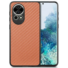 For Huawei nova 13 5G Case Carbon Fiber Texture PU Leather + PC + TPU Phone Cover