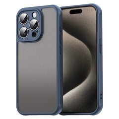 For iPhone 15 Pro Max Case Drop Proof Airbags Frosted Translucent PC + TPU Phone Back Cover - TechGearPal