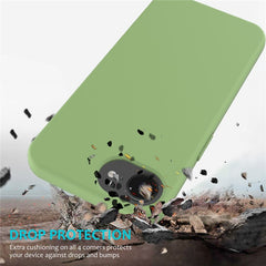 For iPhone 16e Case Drop Proof Liquid Silicone Soft Lining Back Phone Cover - TechGearPal