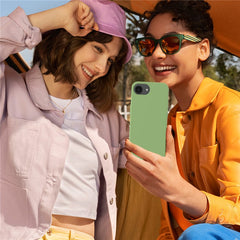 For iPhone 16e Case Drop Proof Liquid Silicone Soft Lining Back Phone Cover - TechGearPal