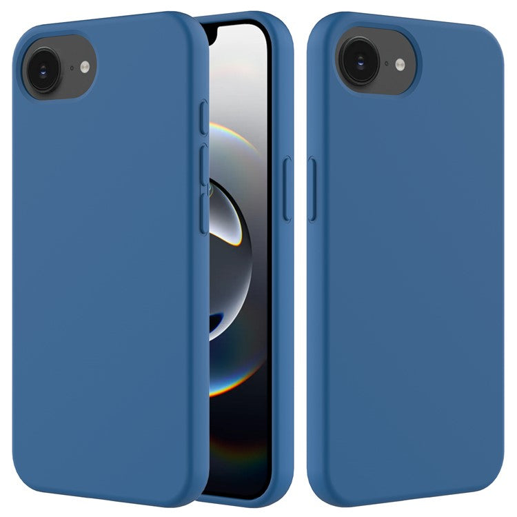 For iPhone 16e Case Drop Proof Liquid Silicone Soft Lining Back Phone Cover - TechGearPal