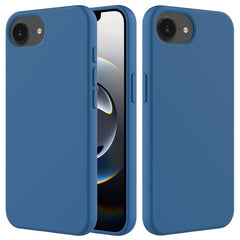 For iPhone 16e Case Drop Proof Liquid Silicone Soft Lining Back Phone Cover - TechGearPal