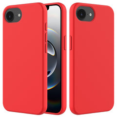 For iPhone 16e Case Drop Proof Liquid Silicone Soft Lining Back Phone Cover - TechGearPal
