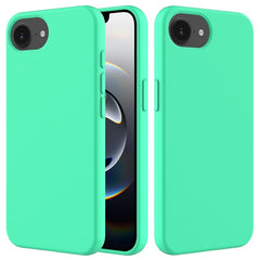 For iPhone 16e Case Drop Proof Liquid Silicone Soft Lining Back Phone Cover - TechGearPal