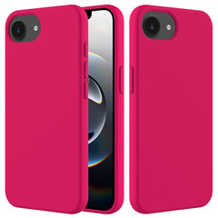For iPhone 16e Case Drop Proof Liquid Silicone Soft Lining Back Phone Cover - TechGearPal