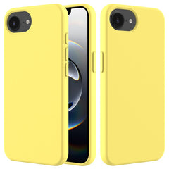 For iPhone 16e Case Drop Proof Liquid Silicone Soft Lining Back Phone Cover - TechGearPal