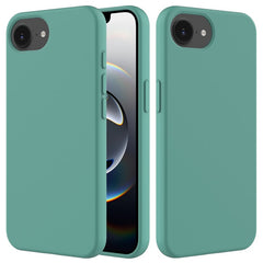 For iPhone 16e Case Drop Proof Liquid Silicone Soft Lining Back Phone Cover - TechGearPal
