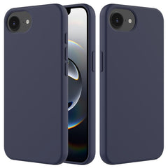 For iPhone 16e Case Drop Proof Liquid Silicone Soft Lining Back Phone Cover - TechGearPal