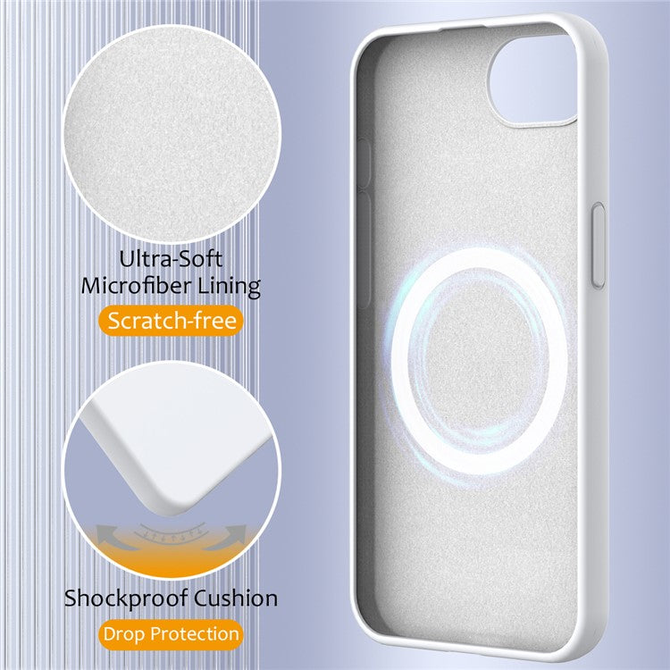 For iPhone 16e Case Compatible with MagSafe Anti-Drop Liquid Silicone Phone Cove - TechGearPal