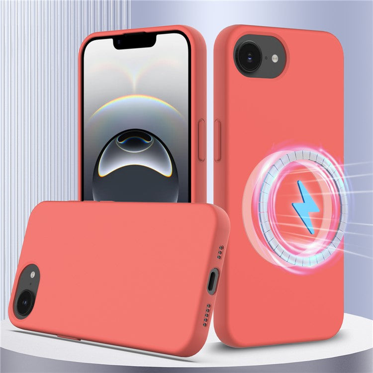 For iPhone 16e Case Compatible with MagSafe Anti-Drop Liquid Silicone Phone Cove - TechGearPal