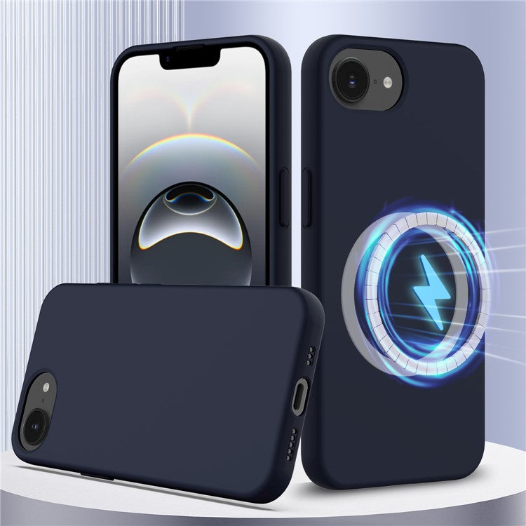 For iPhone 16e Case Compatible with MagSafe Anti-Drop Liquid Silicone Phone Cove - TechGearPal