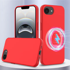 For iPhone 16e Case Compatible with MagSafe Anti-Drop Liquid Silicone Phone Cove - TechGearPal