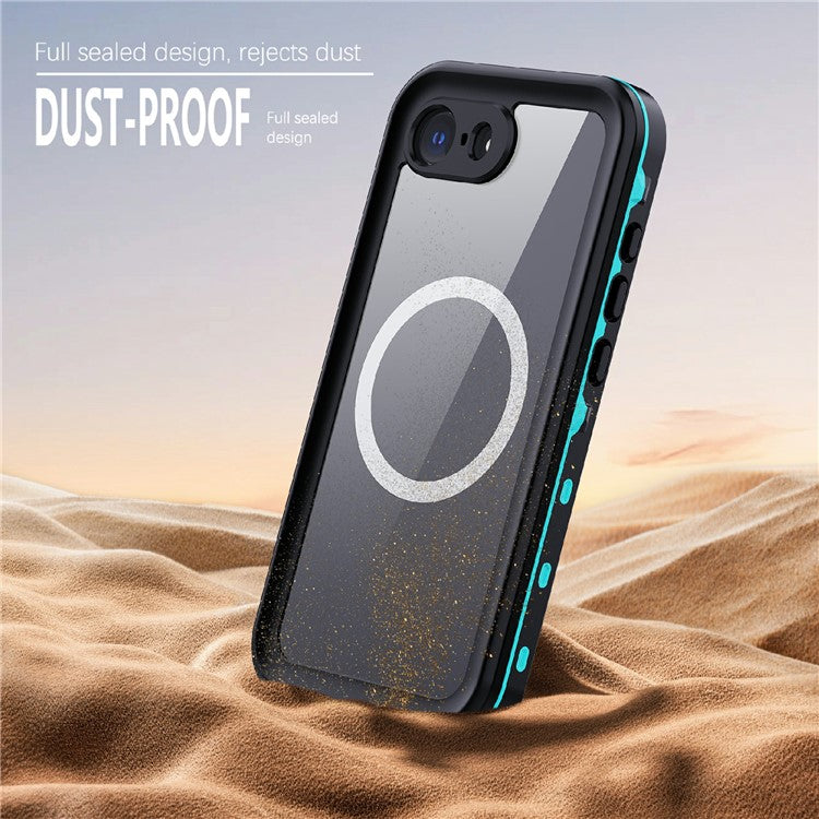 REDPEPPER Dot+ Series For iPhone 16e Phone Case Compatible with MagSafe IP68 Waterproof Clear Phone Cover - TechGearPal