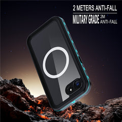 REDPEPPER Dot+ Series For iPhone 16e Phone Case Compatible with MagSafe IP68 Waterproof Clear Phone Cover - TechGearPal
