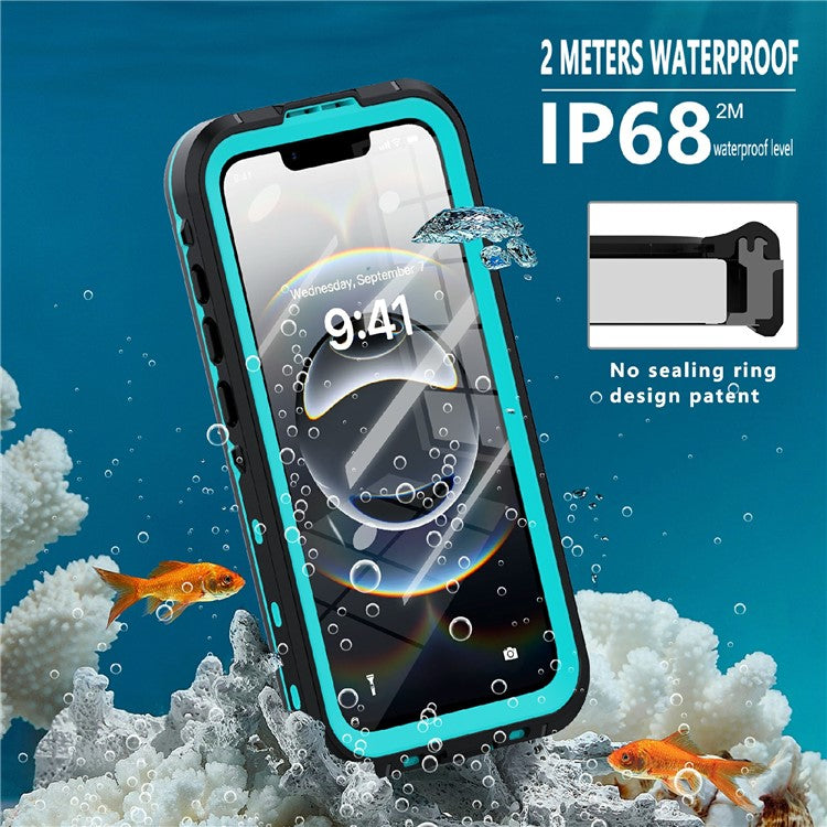 REDPEPPER Dot+ Series For iPhone 16e Phone Case Compatible with MagSafe IP68 Waterproof Clear Phone Cover - TechGearPal