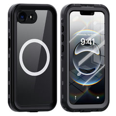REDPEPPER Dot+ Series For iPhone 16e Phone Case Compatible with MagSafe IP68 Waterproof Clear Phone Cover - TechGearPal