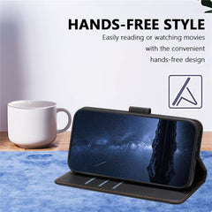 For Samsung Galaxy S23 Leather Case Wallet Stand Solid Color Anti Drop Phone Cover