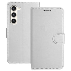 For Samsung Galaxy S23 Leather Case Wallet Stand Solid Color Anti Drop Phone Cover