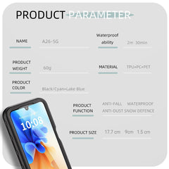 REDPEPPER A Series For Samsung Galaxy A26 5G IP68 Phone Case Clear Back Waterproof Cover