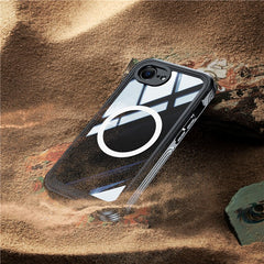For iPhone 16e Compatible with MagSafe Case PC+TPU Phone Cover with Tempered Glass Screen Fil - TechGearPal