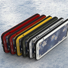 LOVE MEI For Samsung Galaxy S25 Ultra Case Tempered Glass Screen Protector Metal + Silicone Phone Cover