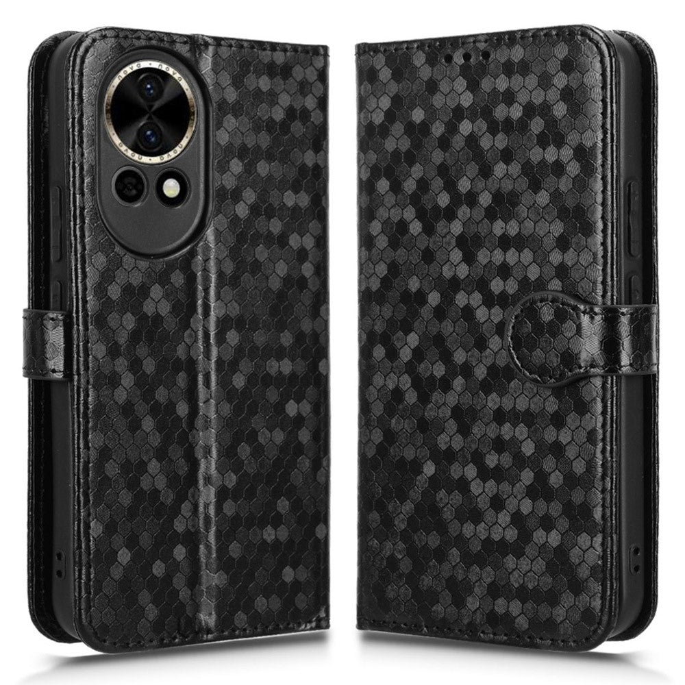 Leather Case for Huawei nova 13 5G / 13 4G / 12 5G Wallet Dot Pattern Imprint Phone Cover