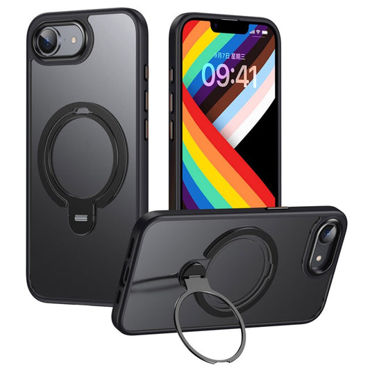 For iPhone 16e Phone Case Compatible with MagSafe Kickstand Matte Back Cover - TechGearPal