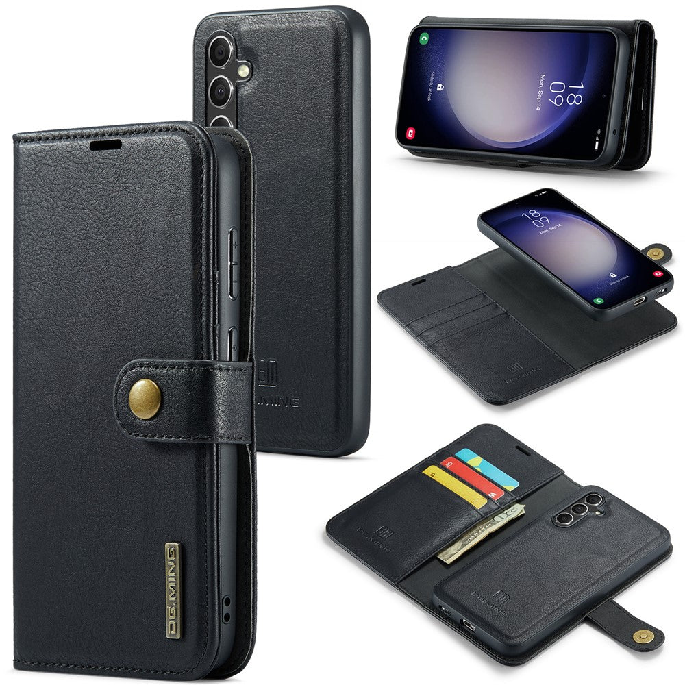 DG.MING for Samsung Galaxy A56 5G Case Detachable Split Leather Phone Cover