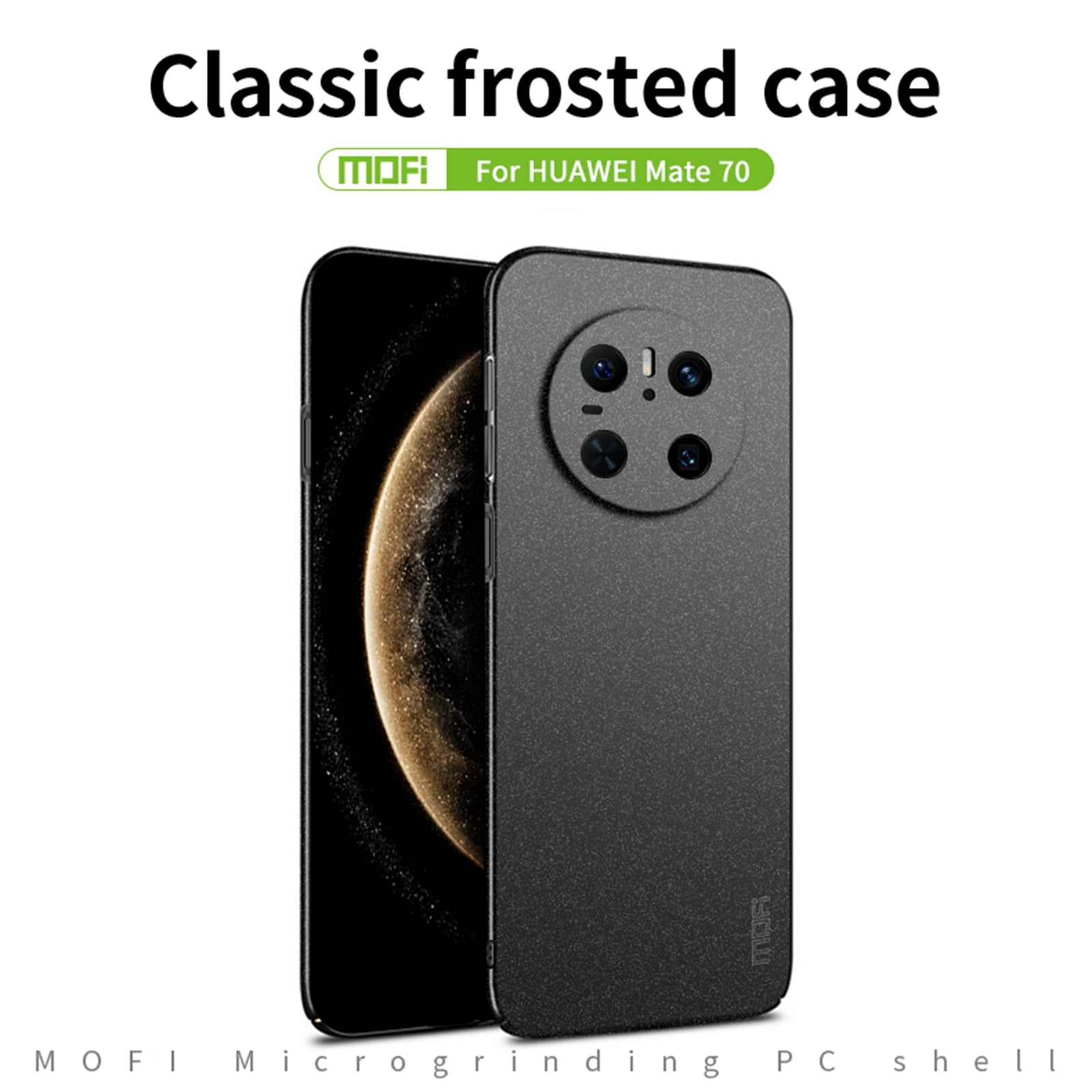 For Huawei Mate 70 PC Case MOFI Shield Matte Series Slim Fit Phone Cove - TechGearPal