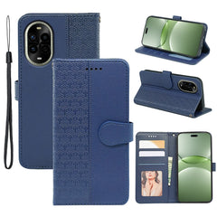 For Huawei nova 13 Pro 5G Case Anti Scratch Splicing Imprinted Rhombus Leather Phone Cover
