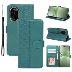 For Huawei nova 13 Pro 5G Case Anti Scratch Splicing Imprinted Rhombus Leather Phone Cover