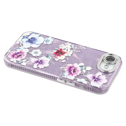 For iPhone 16e Case with Glass Lens Film Electroplated IMD TPU+PC Phone Back Cover - TechGearPal