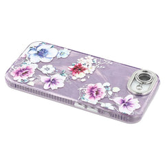 For iPhone 16e Case with Glass Lens Film Electroplated IMD TPU+PC Phone Back Cover - TechGearPal
