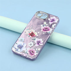 For iPhone 16e Case with Glass Lens Film Electroplated IMD TPU+PC Phone Back Cover - TechGearPal