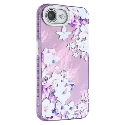 For iPhone 16e Case with Glass Lens Film Electroplated IMD TPU+PC Phone Back Cover - TechGearPal