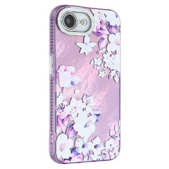 For iPhone 16e Case with Glass Lens Film Electroplated IMD TPU+PC Phone Back Cover - TechGearPal